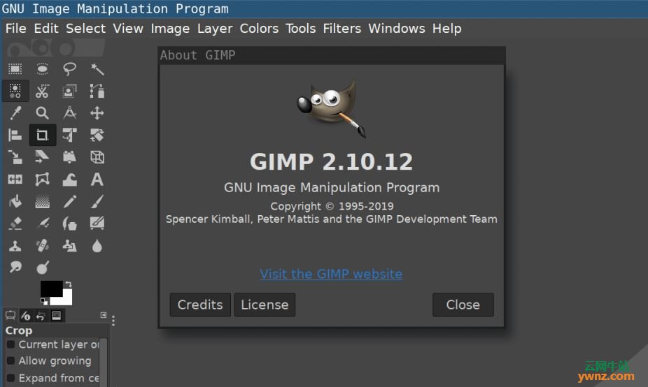 在CentOS 8/RHEL 8桌面系统上安装GIMP图像编辑器