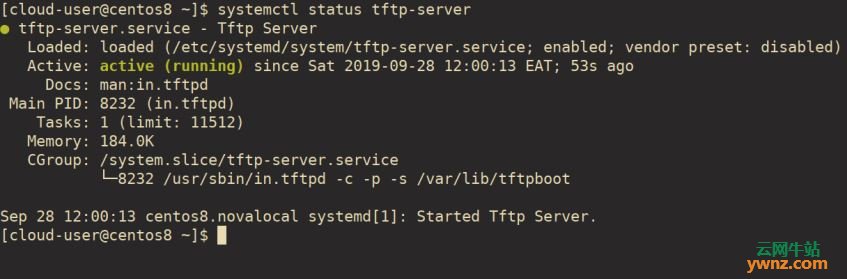 在CentOS 8/RHEL 8 Linux上安装、设置和启动TFTP Server的方法