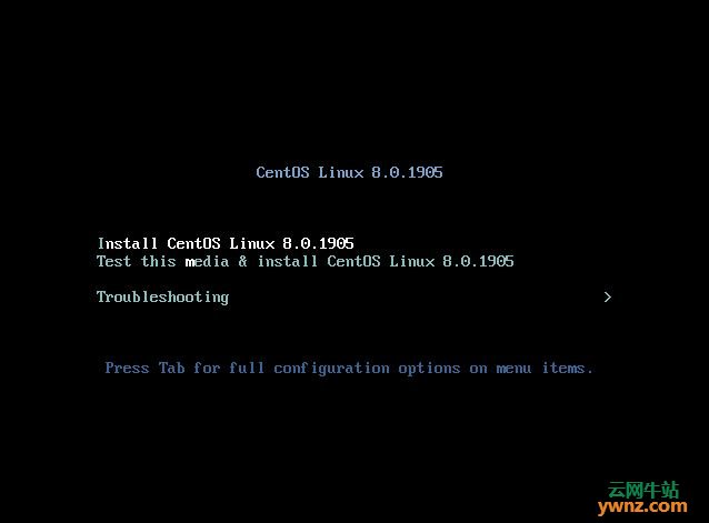 安装CentOS Linux 8操作系统的教程
