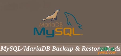 从Linux命令行备份和还原单个、多个或所有MySQL/MariaDB数据库