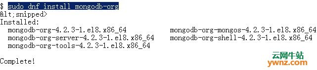 在Fedora系统上获取MongoDB服务器的方法