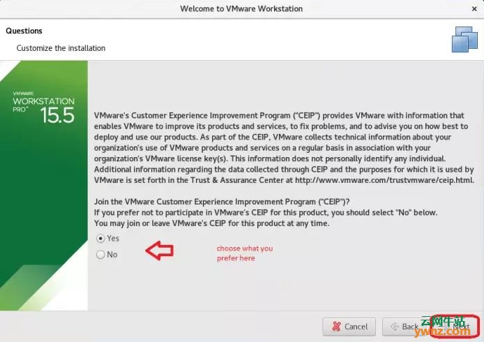 在CentOS 8中安装VMWare Workstation Pro 15.x的方法