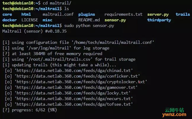 在Linux服务器上配置Maltrail恶意流量检测系统