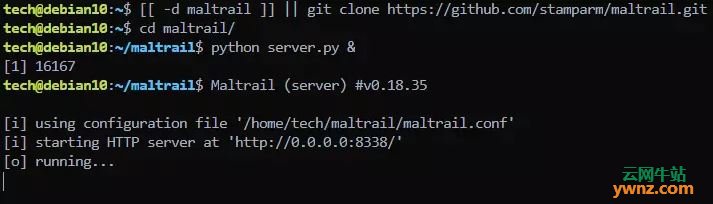 在Linux服务器上配置Maltrail恶意流量检测系统