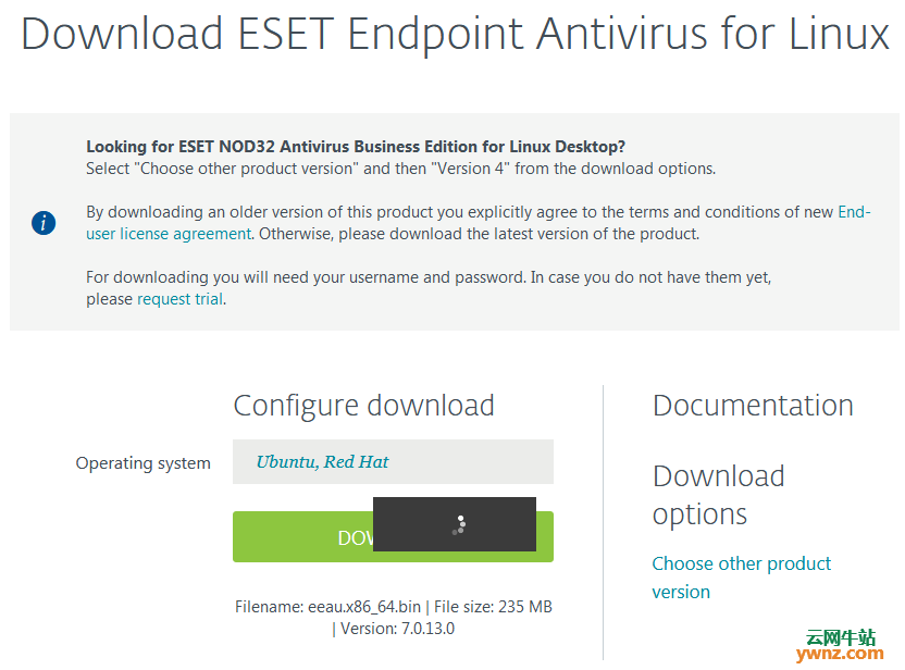 ESET Endpoint Antivirus for Linux下载，支持Ubuntu、RedHat系统