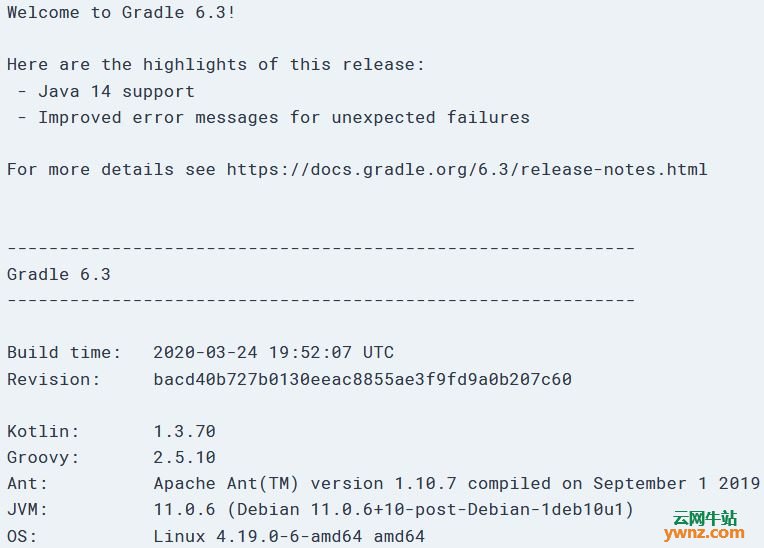 在Debian 10系统下安装Gradle 6.3并设置环境变量