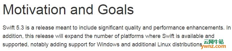 Swift 5.3将支持Ubuntu和更多的Linux发行版，涉及主流Linux版本