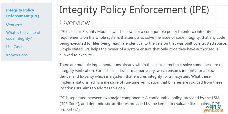 Integrity Policy Enforcement(IPE)介绍：解决Linux代码完整性问题