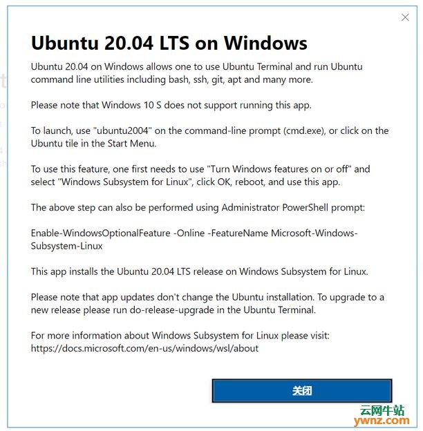 微软Windows 10商店已有Ubuntu 20.04 LTS on Windows，附启用的方法