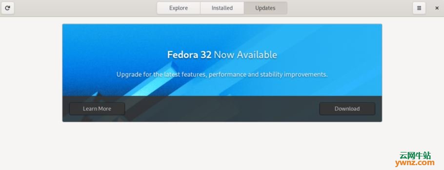 在Silverblue系统上更新到Fedora 32 Silverblue版本