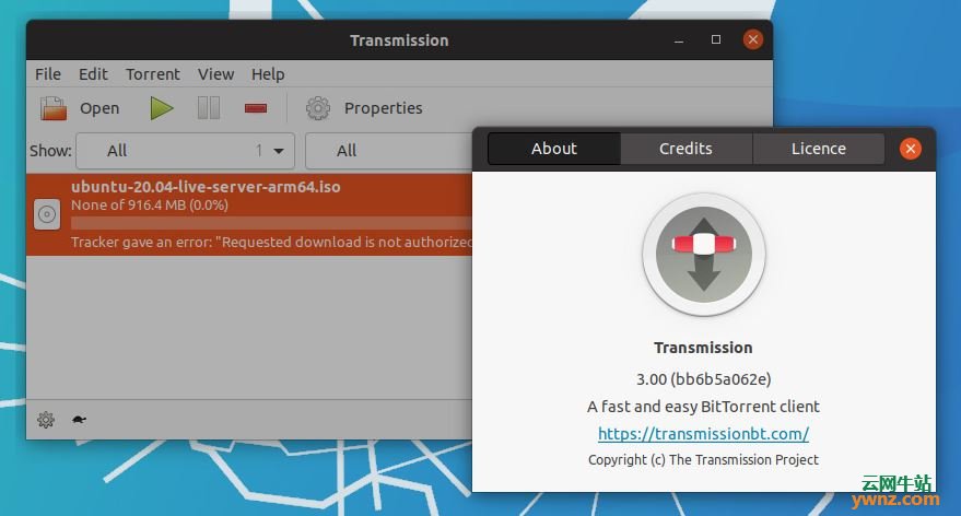Transmission 3.00下载，附在Ubuntu 18.04至20.10上安装的方法