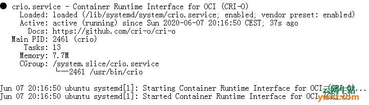 在Ubuntu 20.04/18.04系统上安装和使用CRI-O的方法