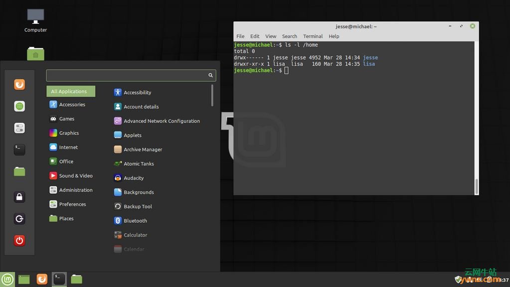 Linux Mint 20和LMDE 4系统桌面截图