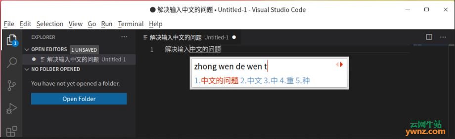 在Deepin 20系统IDEA下无法输入中文的问题解决了：请更新补丁
