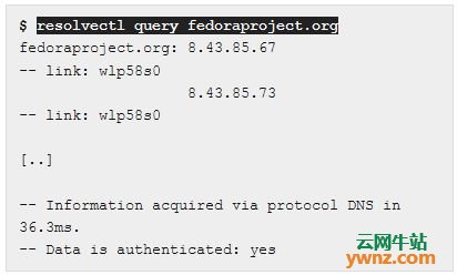 使用systemd-resolved在Fedora上通过TLS配置DNS的方法