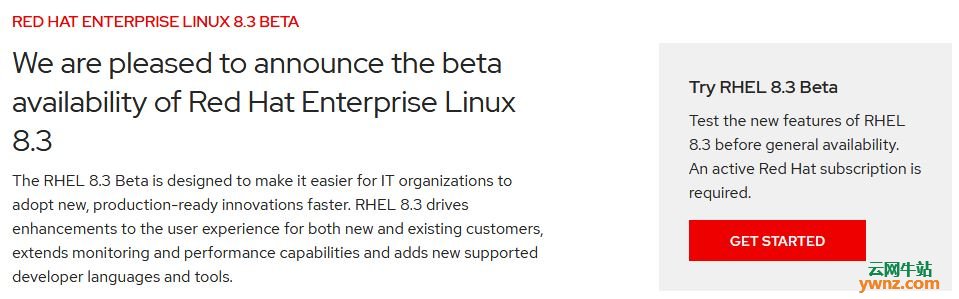 红帽企业Linux 8.3 Beta发布下载，可提供生产稳定性以及企业创新
