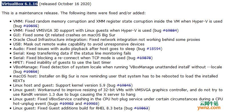 虚拟机VirtualBox 6.1.16发布下载：支持Linux 5.9内核