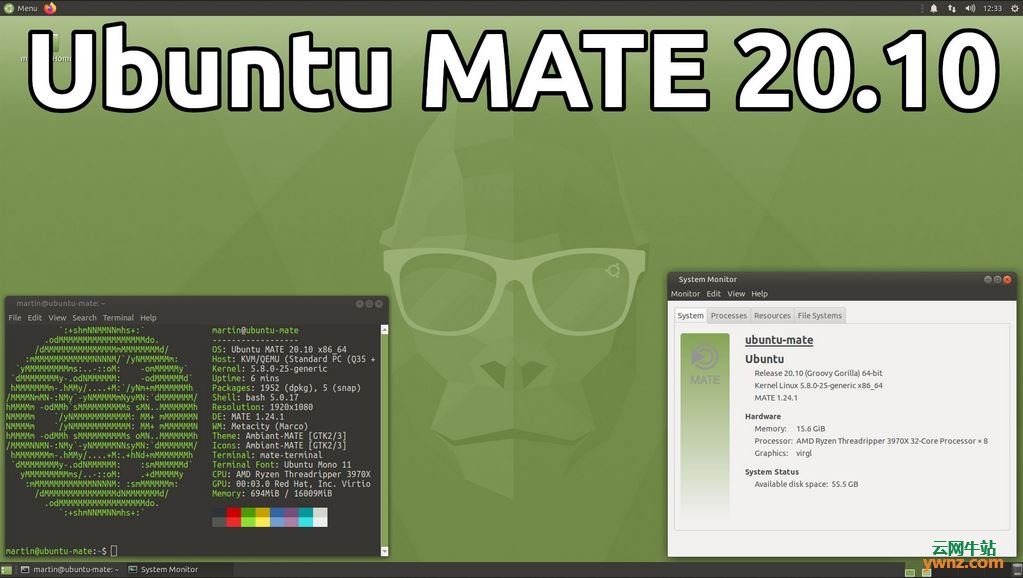Kubuntu 20.10、Ubuntu MATE 20.10、Xubuntu 20.10发布下载