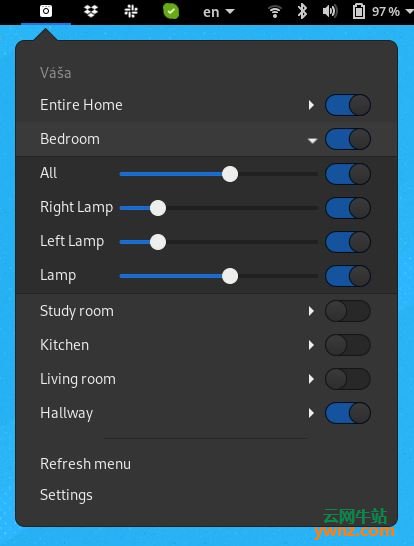 使用GNOME扩展Hue Lights以在Ubuntu上控制飞利浦Hue灯