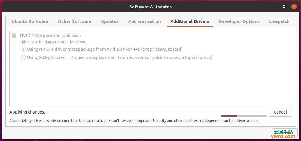 在Ubuntu 20.04/20.10上安装NVIDIA驱动程序的两种方法