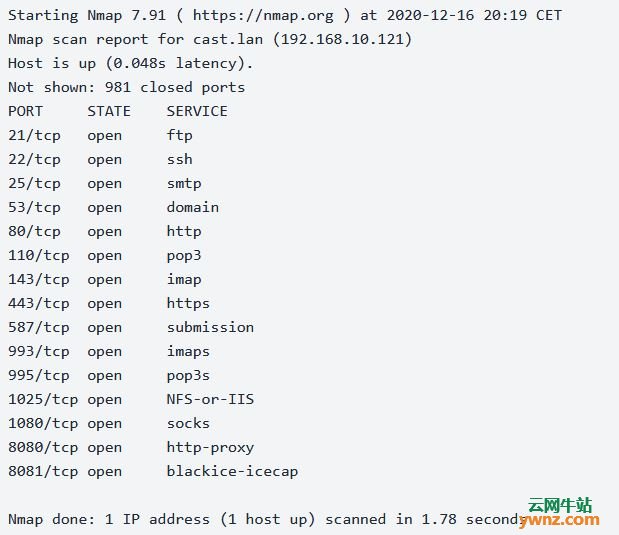在Linux下使用nmap命令执行各种网络任务的基础知识