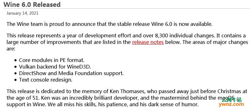 Wine 6.0发布下载，附Wine 6.0新功能介绍