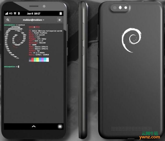 基于Debian GNU/Linux操作系统的智能手机PinePhone介绍