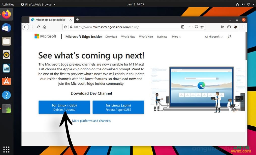 在Ubuntu和Linux Mint上装Microsoft Edge浏览器的两种方法