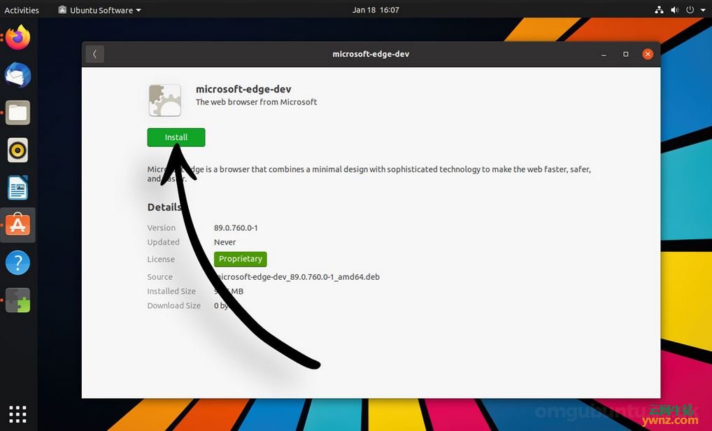 在Ubuntu和Linux Mint上装Microsoft Edge浏览器的两种方法
