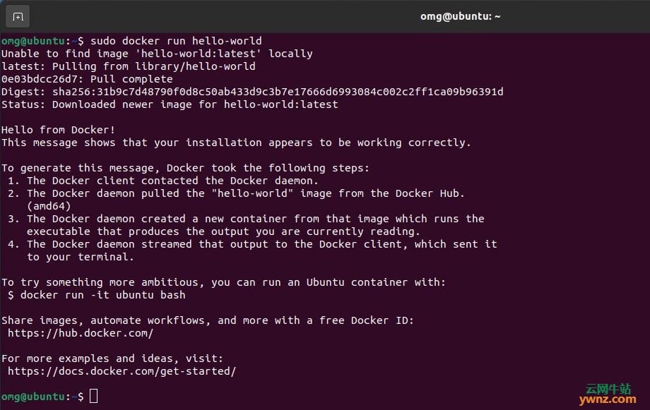 在Ubuntu 20.04上安装Docker及查找并安装Docker映像的方法