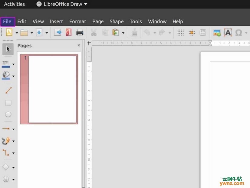在Linux中图文讲解使用LibreOffice Draw软件来编辑PDF文件