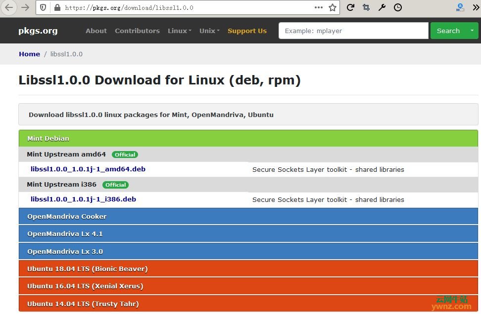在Deepin 20等Linux中依赖包libssl1.0.0的下载和安装方案
