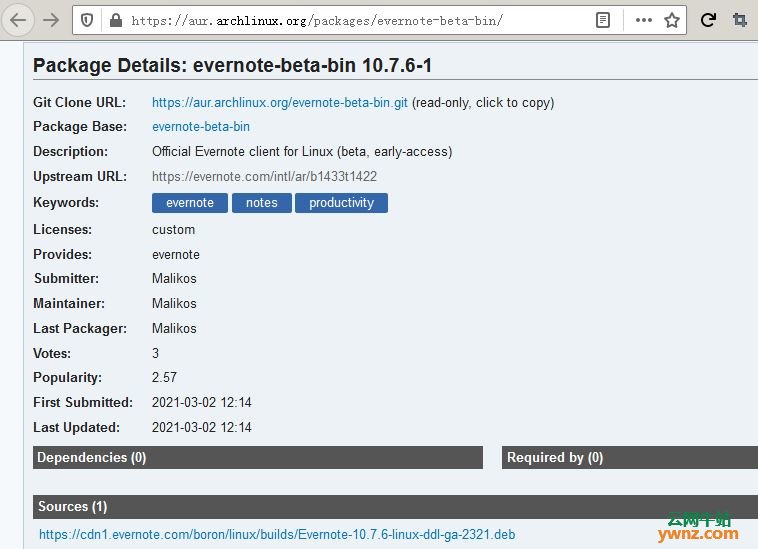 Evernote Linux.deb包下载，可用在Ubuntu、UOS、Deepin系统上