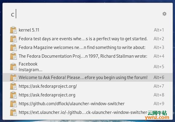在Fedora Linux系统下安装Ulauncher及使用Ulauncher的方法