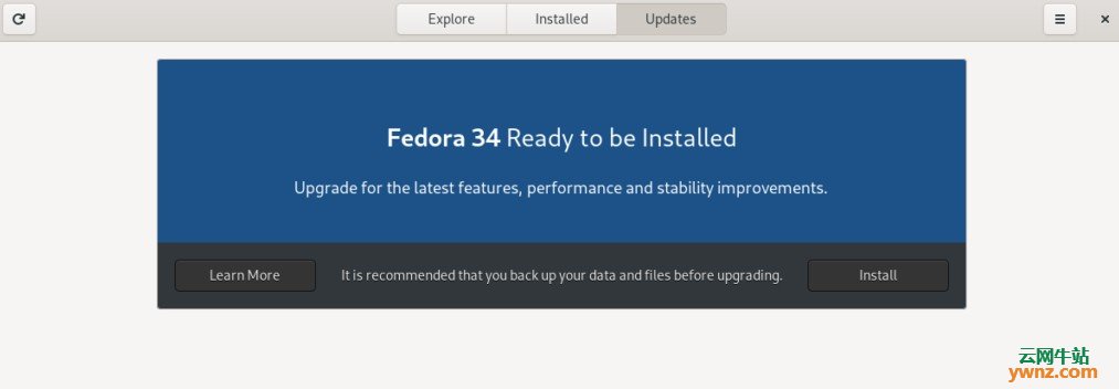 把旧Fedora Silverblue更新到Fedora Silverblue 34版本