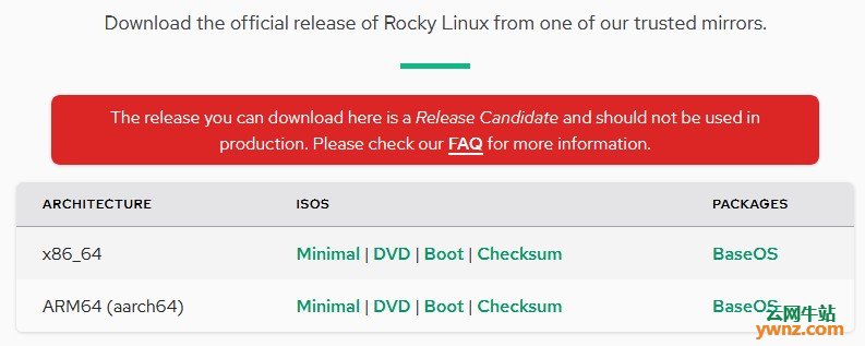 安装Rocky Linux 8系统的说明