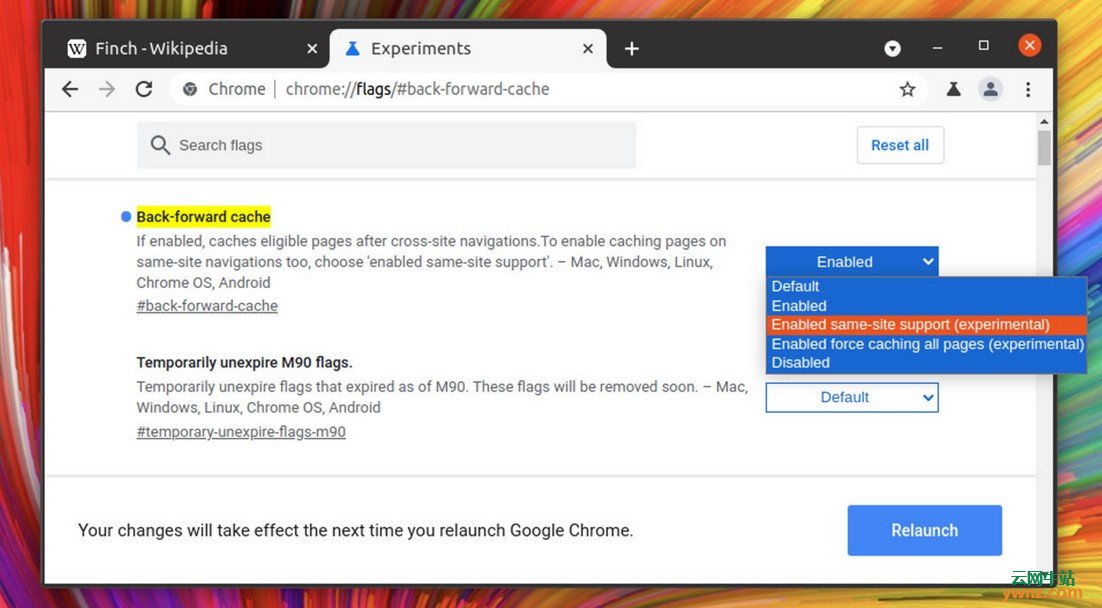 Google Chrome浏览器Back Forward Cache功能介绍及启用方法