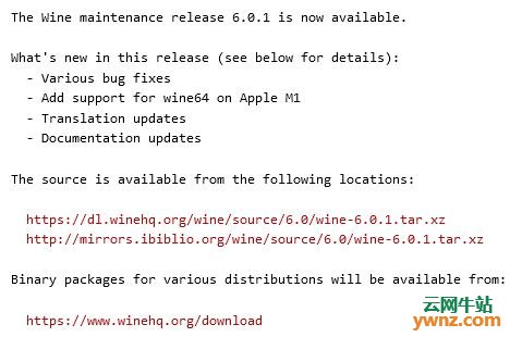 Wine 6.0.1稳定版发布下载，附更新及修复的BUG内容介绍