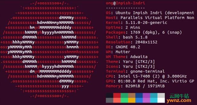 Ubuntu 21.10系统中运行GNOME 40桌面环境的介绍及截图