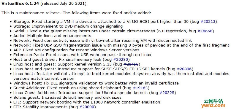 VirtualBox 6.1.24发布下载，支持Linux 5.13，附更新内容